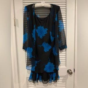 Lightweight sleeveless dress with coverup SZ 8